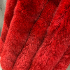 Luxury Fox Fur Full-Length Coat