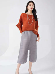 Relaxed Japanese Pleated Blouse