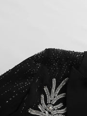 Luxe Crystal Embellished Blazer