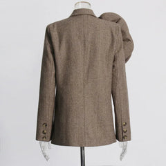 Luxury Detachable Floral Blazer