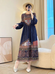 Luxe Travel-Ready Pleated Dress