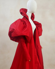 Floor-Length Opera Coat Gown