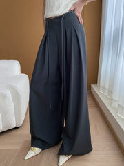 Luxe Wide-Leg High Waist Trousers