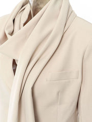 Luxe Minimalist Draped Blazer