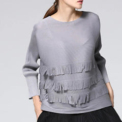 Pleated Relaxed Palazzo Top & Pant Set