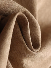 Luxe Faux Suede Reversible Coat