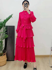 Truly Casual Pleated Blouse Dress