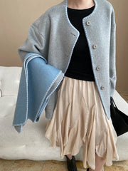 Luxury Wool-Blend Jacket & Scarf