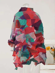 Luxury Unique Pleated Top