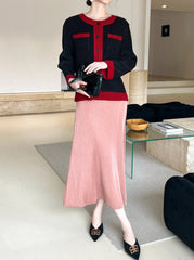 Luxury Plissé Button-Front Top