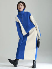 HEYFANCYSTYLE Cozy Turtleneck Sweater & Skirt Set
