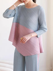 Luxury Plissé Top & Pant Set
