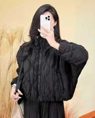 Premium Padded Pleats Jacket