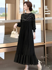Luxury Formal Plisse Dress