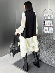 Avant-Garde Casual Ruffle Dress