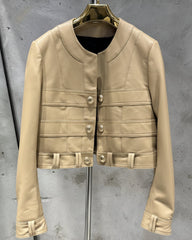 Couture Lambskin Leather Jacket