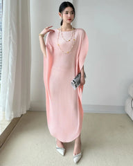 Elegant Pleated Caftan Dress