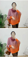 Luxury Pleated High Neck Top
