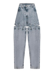 HEYFANCYSTYLE Haute Couture Cutout Jeans
