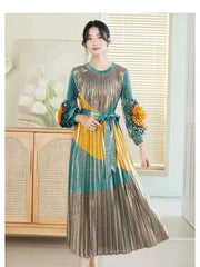 Japanese Plissé 3D Ruffle Dress