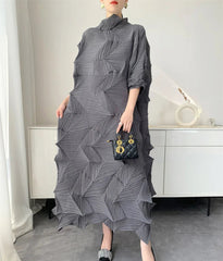 Japanese Diamond Pleated Dress