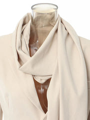 Luxe Minimalist Draped Blazer