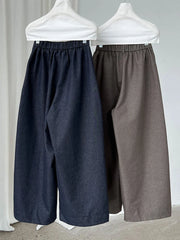 Luxury Statement Wide-Leg Pants