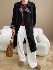 Luxe Faux Suede Reversible Coat