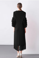 Luxury Cocktail Pleats Dress