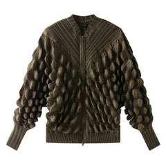 Luxury Bubble Pleated Jacket