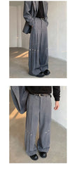 Men's Iconic Baggy Pleated Trousers