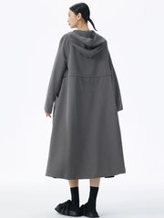 Oversized Hooded Jacket - Japanese Avant-Garde