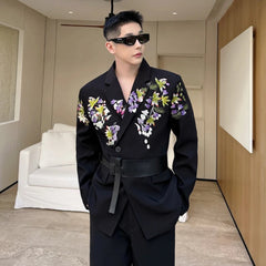 Men's Luxury Embroidered Blazer