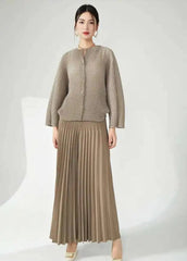 Luxury Airy Plissé 2-Piece Set