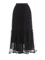 Luxury Tiered Tulle Maxi Skirt