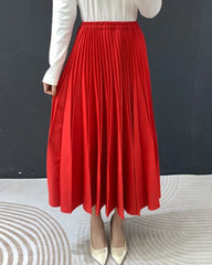 Luxury Pleated Accordion Skirt