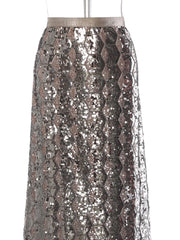 Luxury Honeycomb Sequin Skirt