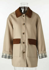 Corduroy Collar Utility Jacket