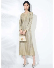 Luxury Pleated Cocktail Dress
