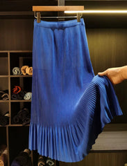 Luxury Pleated Petite-Fit Skirt