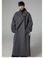 Men's Iconic Extra Long Wool-Blend Trench Coat