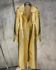 Genuine Sheepskin Couture Trench Coat