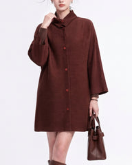Luxury Pleated Blouse Cardigan