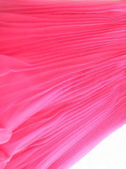 Couture Pleated Tulle Ruffle Skirt