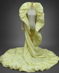 Sculptural Taffeta Opera Cape