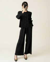 Cozy Pleated 2-Piece Set