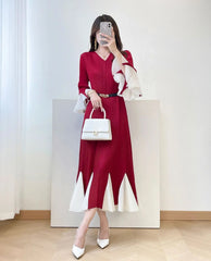 Luxury Formal Pleats Resort Dress