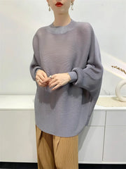 Luxury Pleats Batwing Top