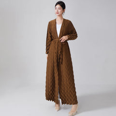 Couture Truly Pleated Modern Trench Coat