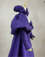 Floor-Length Opera Coat Gown